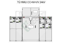 Tủ trung thế 24kV ABB cấu hình CC=M=VV
